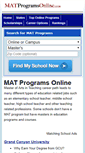 Mobile Screenshot of matprogramsonline.com